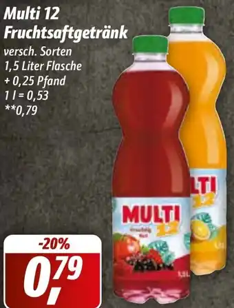 Simmel Multi 12 Fruchtig Rot o. Multivitamin 1.5L Angebot