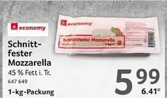 Selgros Schnittfester mozzarella Angebot