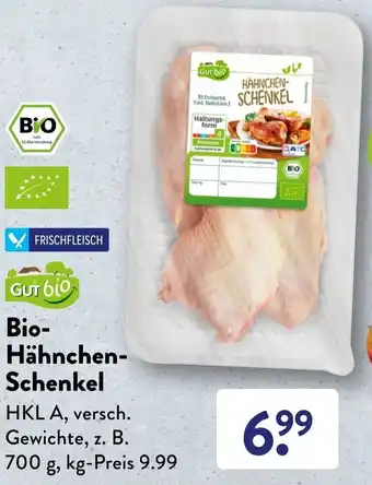 Aldi Süd Gut Bio Bio-Hähnchen Schenkel Angebot