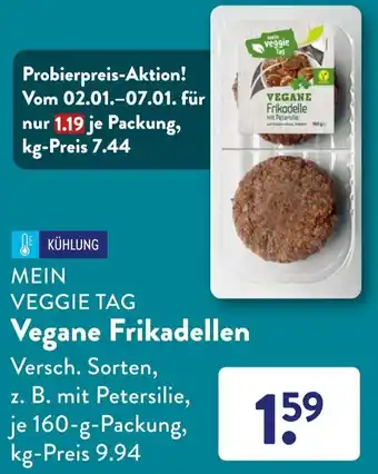 Aldi Süd Mein Veggie Tag Vegane Frikadellen 160 g Packung Angebot