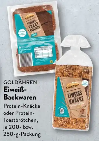 Aldi Süd Goldähren Eiweiß Backwaren 200-260 g Packung Angebot