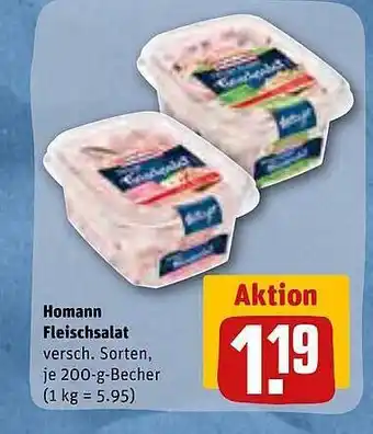 REWE Kaufpark Homann fleischsalat Angebot