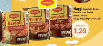 Aktiv Irma Maggi Spaghetti, Penne, Raviolini oder Ravioli 800/810 g Angebot