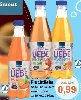 Aktiv Irma Edeka Fruchtliebe Säfte und Nektare 1 L Angebot