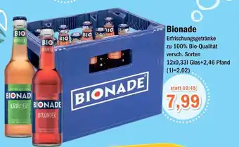 Aktiv Irma Bionade 12x0,33 L Glas Angebot