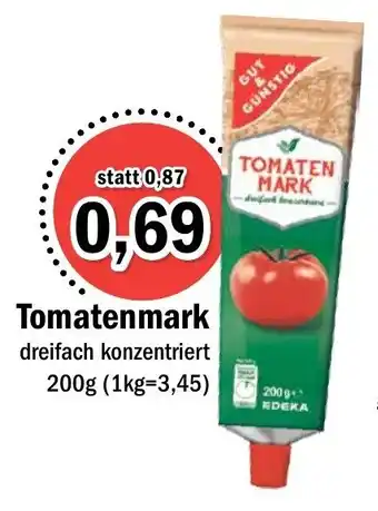 Aktiv Irma Gut & Günstig Tomatenmark 200 g Angebot