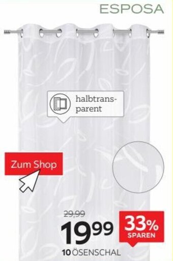 XXXLutz Esposa Ösenschal Angebot