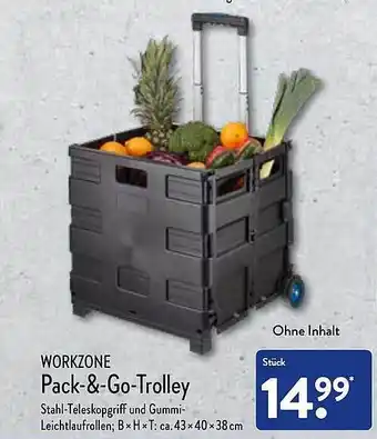 Aldi Nord Workzone pack-&-go-trolley Angebot