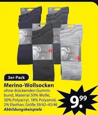 Famila Nord Ost Merino-wollsocken Angebot