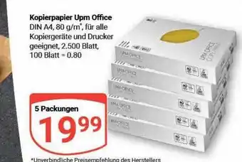 Globus Kopierpapier upm office Angebot