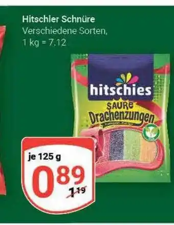 Globus Hitschler schnüre Angebot