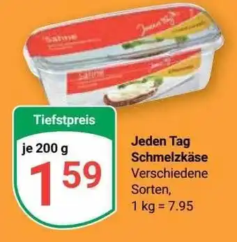 Globus Jeden tag schmelzkäse Angebot