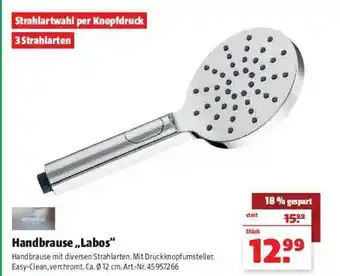 Hagebau Handbrause „labos” Angebot