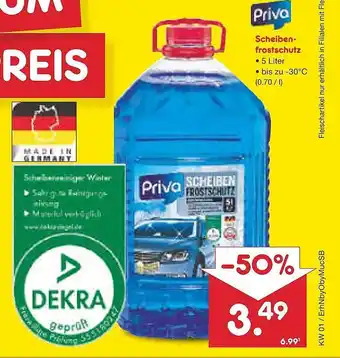 Netto Marken-Discount Priva scheibenfrostschutz Angebot