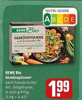 REWE Rewe bio gemüsepfanne Angebot