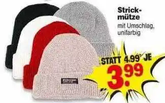 Repo Markt Strickmütze Angebot