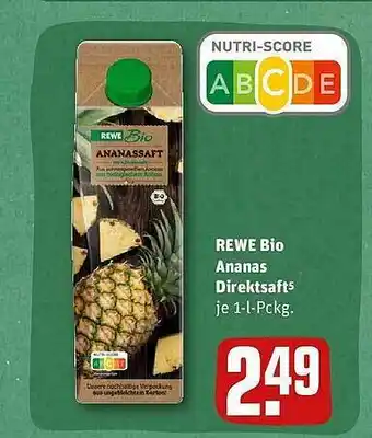 REWE Rewe bio ananas direktsaft Angebot
