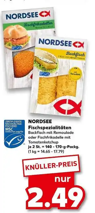 Kaufland Nordsee fischspezialitäten Angebot