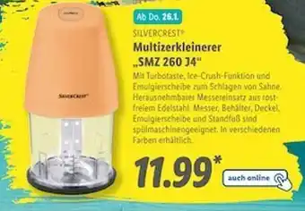 Lidl Silvercrest multizerkleinerer smz260j4 Angebot