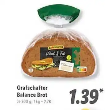 Lidl Grafschafter balance brot Angebot