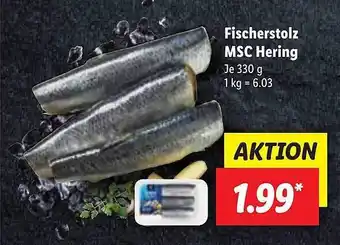 Lidl Fischerstolz msc hering Angebot