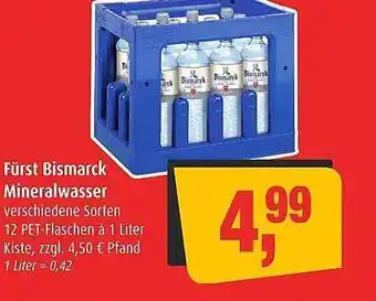 Markant Fürst bismarck mineralwasser Angebot