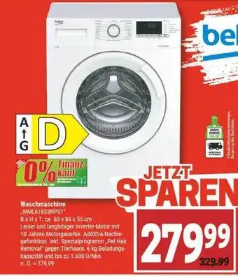 Marktkauf Waschmaschine Angebot