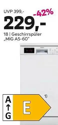 Mömax Geschirrspüler „mig a5-60” Angebot