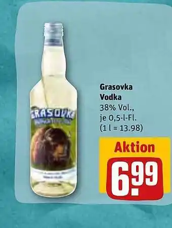 REWE Kaufpark Grasovka vodka Angebot