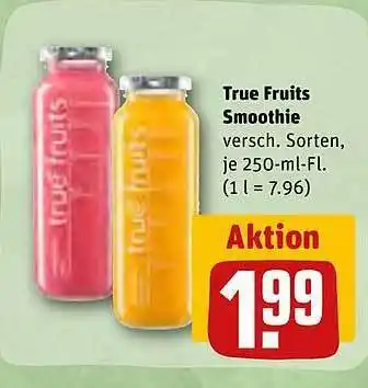 REWE Kaufpark True fruits smoothie Angebot