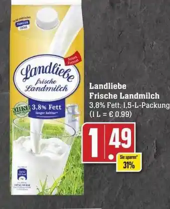 Scheck-in-Center Landliebe frische landmilch Angebot