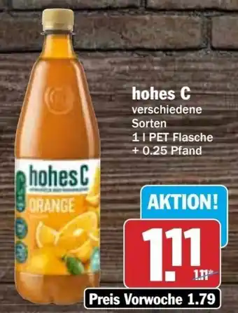 HIT Ullrich Hohes C 1 L PET Flasche Angebot