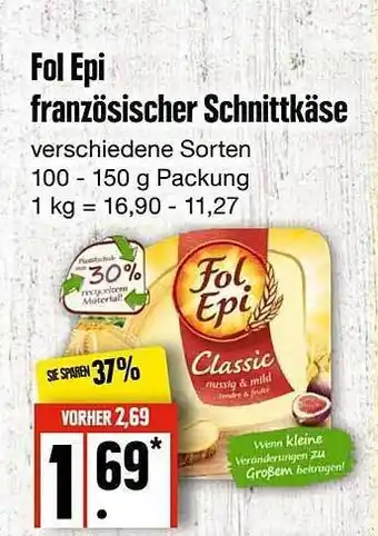 Edeka Frischemarkt Fol epi französischer schnittkäse Angebot