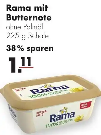 Handelshof Rama mit Butternote 225 g Schale Angebot