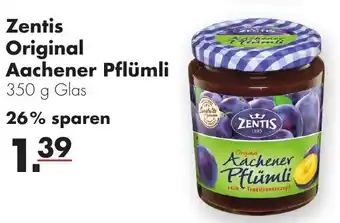 Handelshof Zentis Original Aachener Pflümli 350 g Glas Angebot