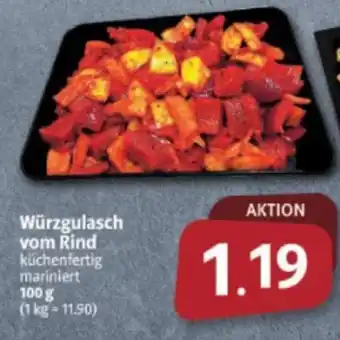 Markant Markt Wurzgulasch vom Rind 100g Angebot