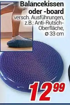 CENTERSHOP Balancekissen oder -board Angebot