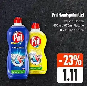 Edeka Pril handspülmittel Angebot