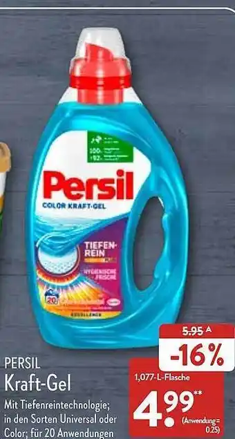 Aldi Nord Persil kraft-gel Angebot