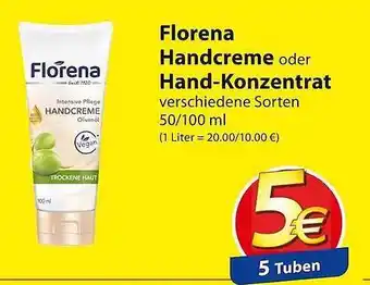 Famila Nord Ost Florena handcreme oder hand-konzentrat Angebot