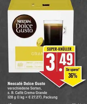 Scheck-in-Center Nescafé dolce gusto Angebot