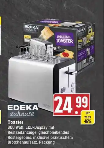 Scheck-in-Center Edeka zuhause toaster Angebot