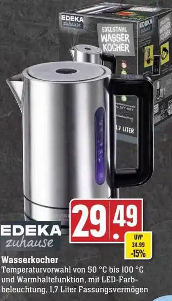 Scheck-in-Center Edeka zuhause wasserkocher Angebot