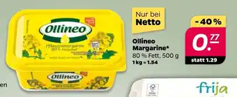 NETTO Ollineo Margarine 500 g Angebot