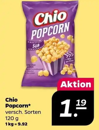 NETTO Chio Popcorn 120 g Angebot