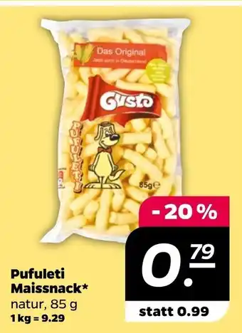 NETTO Pufuleti Maissnack 85 g Angebot