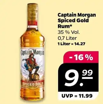 NETTO Captain Morgan Spiced Gold Rum 700 ml Angebot