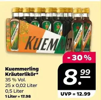 NETTO Kuemmerling Krauterlikor 25*20 ml Angebot