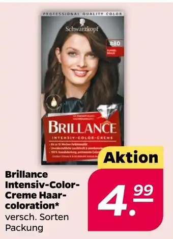 NETTO Schwarzkopf Brillance Intensiv-Color-Creme Haarcoloration Angebot