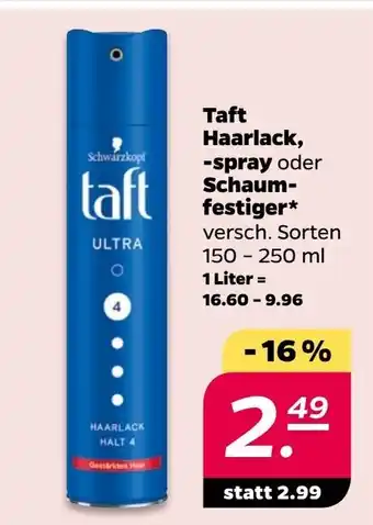 NETTO Schwarzkopf Taft Haarlack, -spray o. Schaumfestiger 150-250 ml Angebot